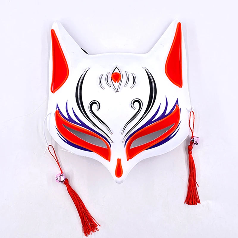 Świecąca Maska LED EL – Neon, Anime, Horror – Cosplay, Halloween, Maskarada, Karnawał