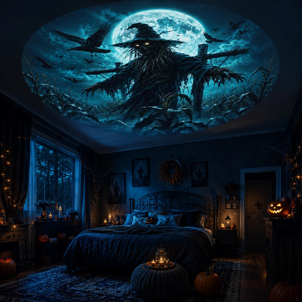 Lampka Nocna Projektor Halloween – 10 Wzorców, Światło Atmosferyczne